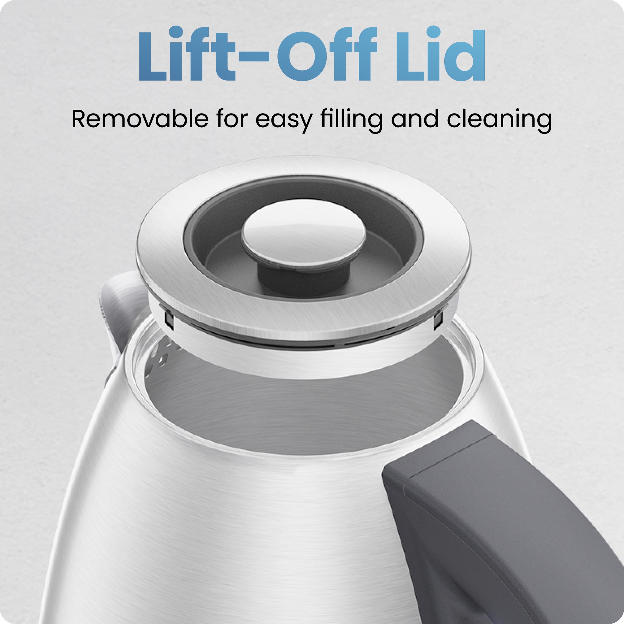 1.8 Liter Electric Kettle w/ Lift-Out Lid