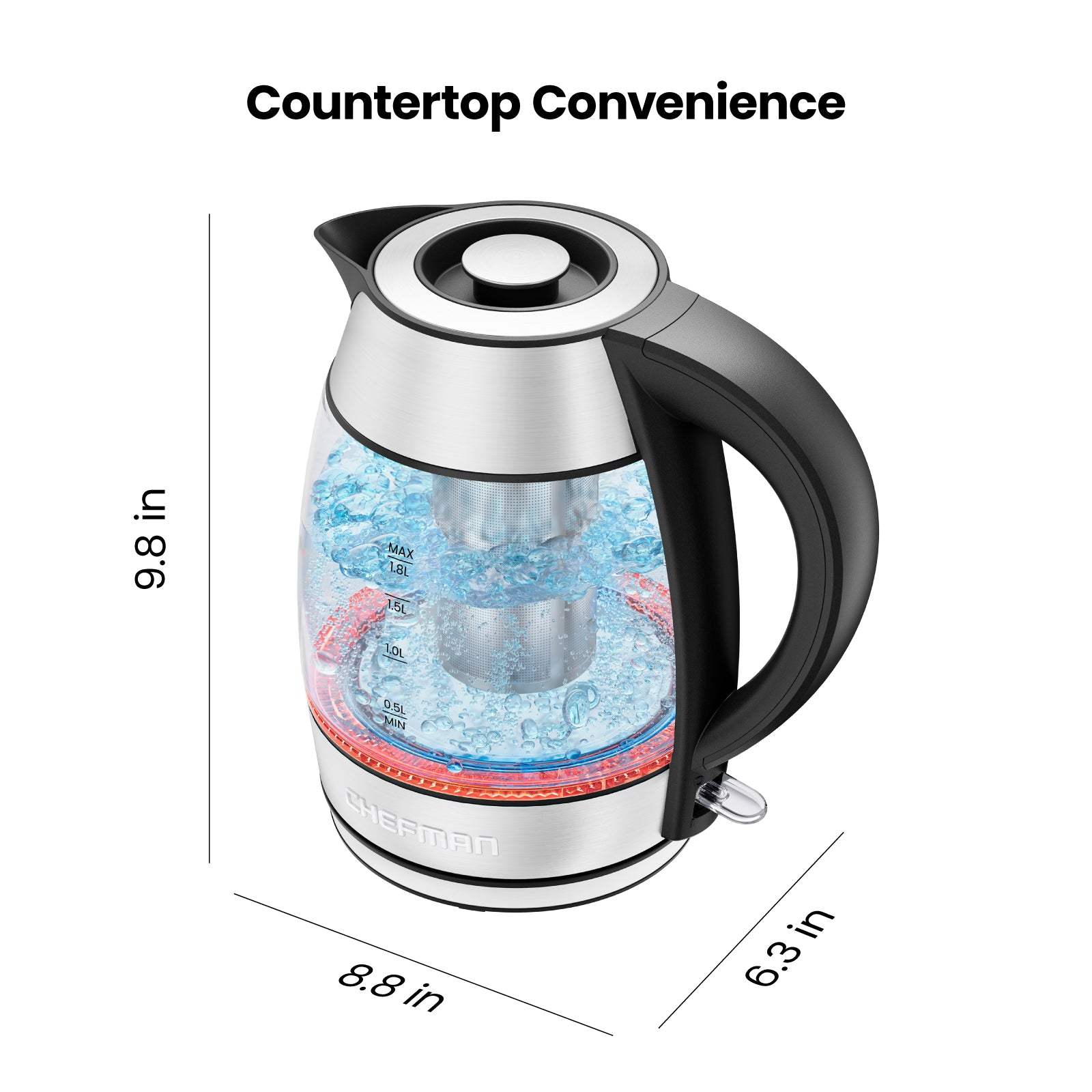 1.8L Keep Warm Electric Tea Kettle