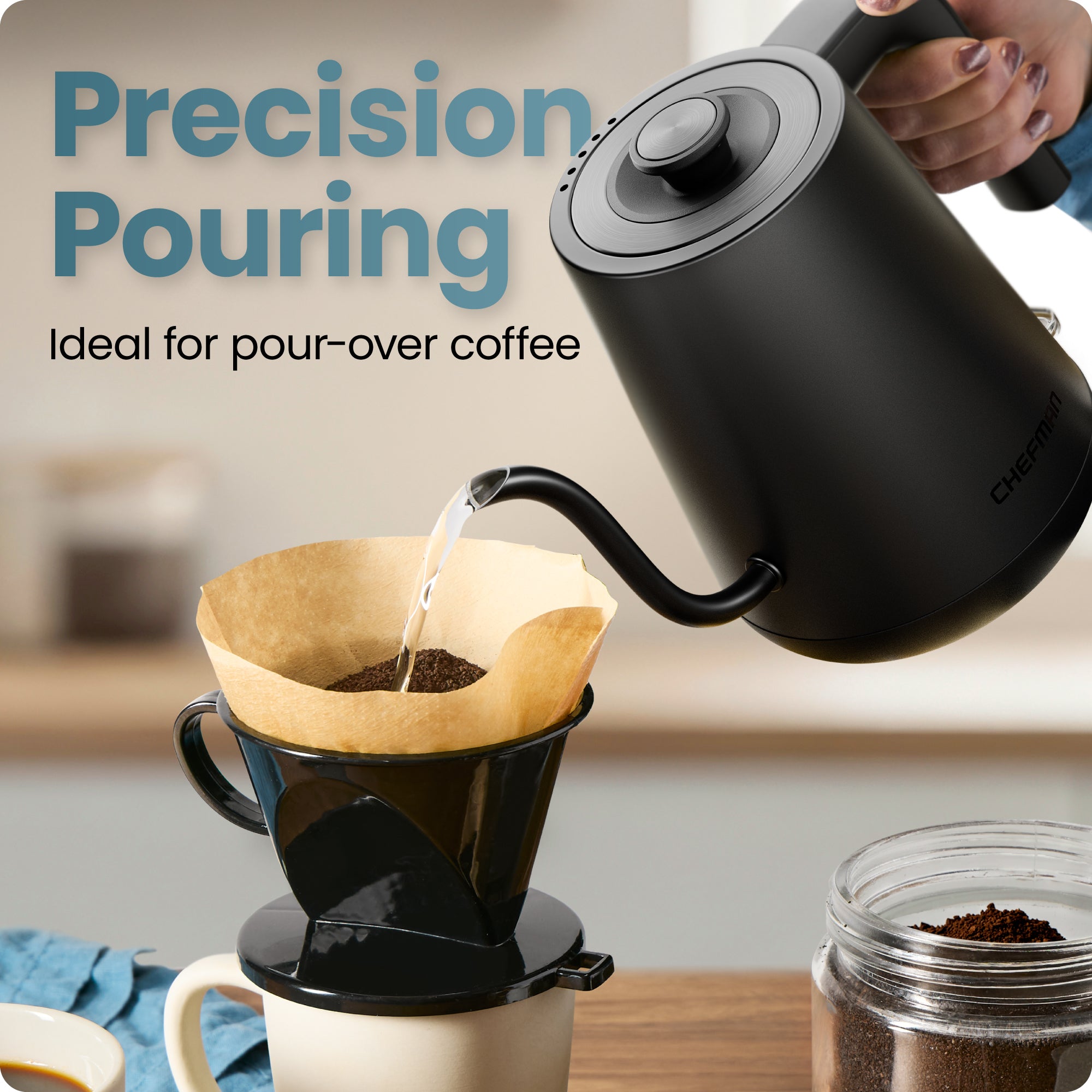 Fast-Boil 0.8L Gooseneck Kettle
