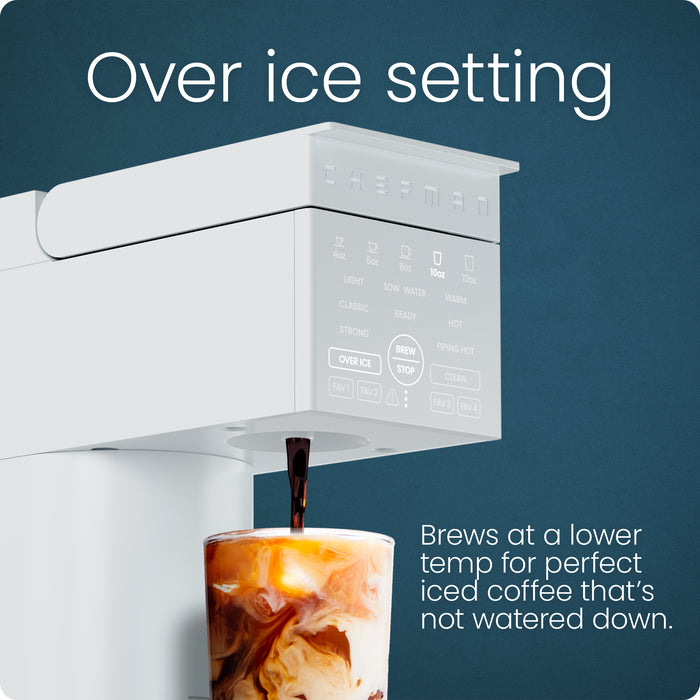 Caffeinator Single-Serve Coffee Maker - Concrete – Chefman