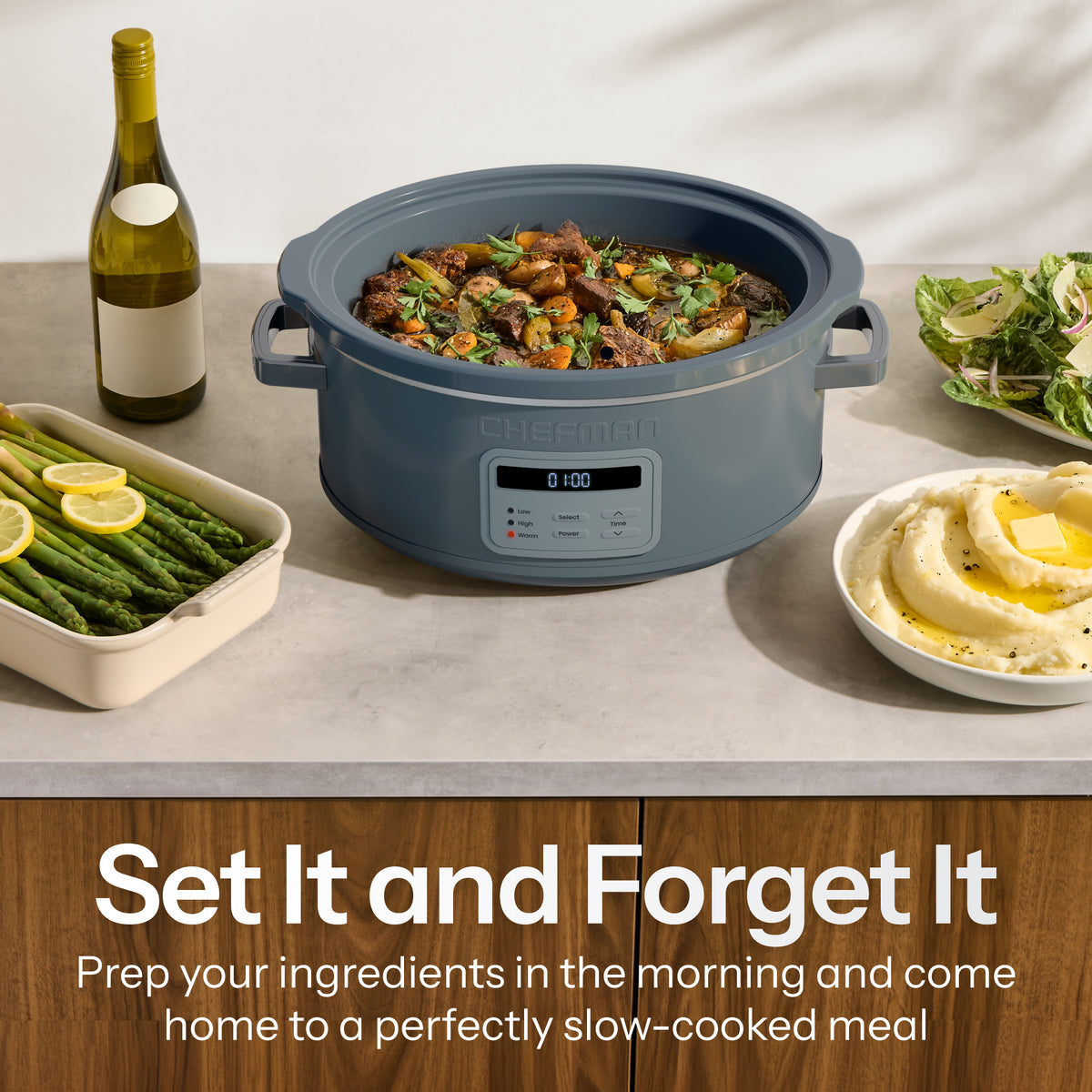 7 Qt. Digital Slow Cooker