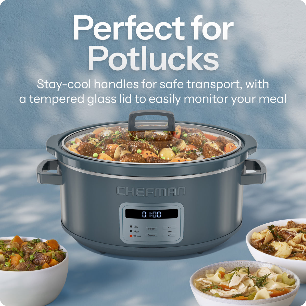 7 Qt. Digital Slow Cooker