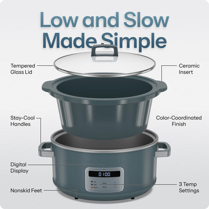 7 Qt. Digital Slow Cooker