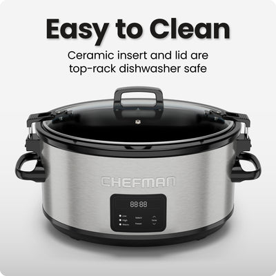 7 Qt. Slow Cooker with Locking Lid