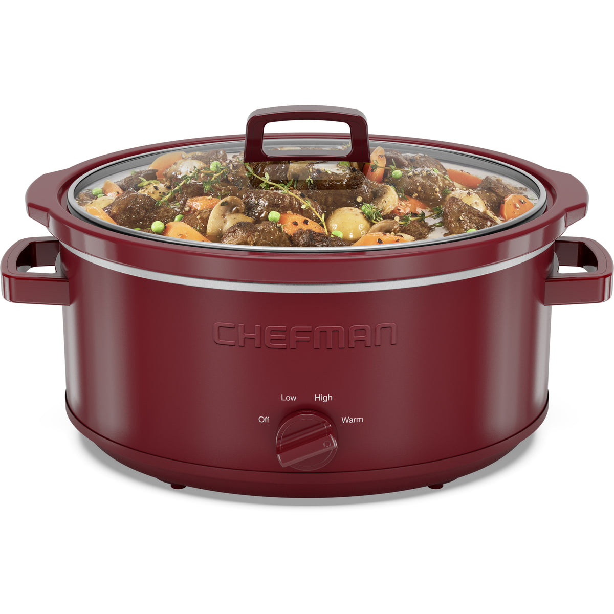 7 Qt. Slow Cooker - Red