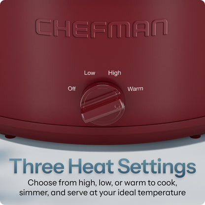 7 Qt. Slow Cooker - Red