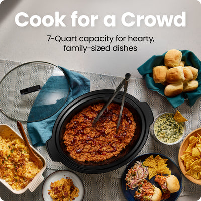 7 Quart Digital Stainless Steel Slow Cooker