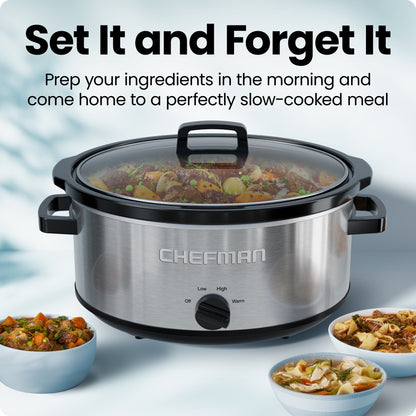 7 Quart Stainless Steel Slow Cooker