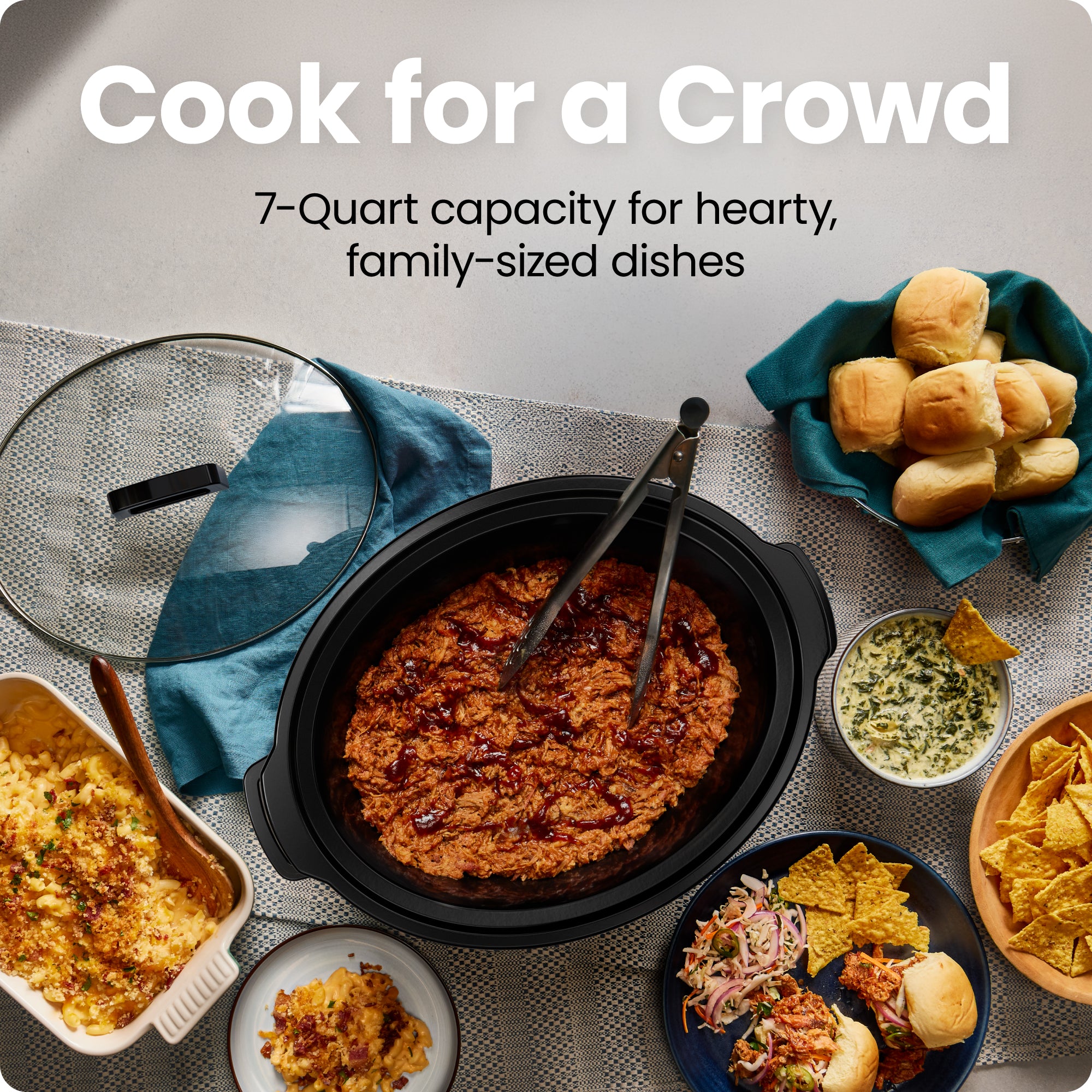 7 Quart Stainless Steel Slow Cooker