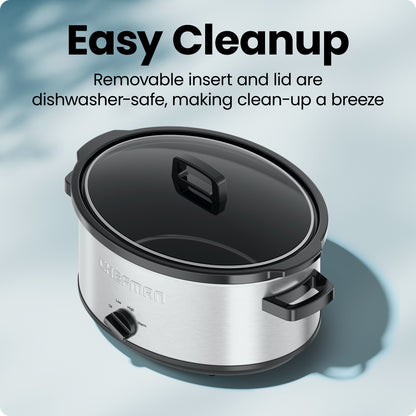 7 Quart Stainless Steel Slow Cooker