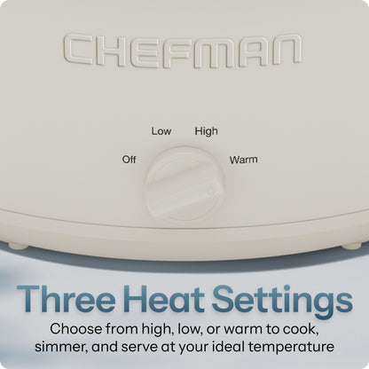 7 Qt. Slow Cooker - White