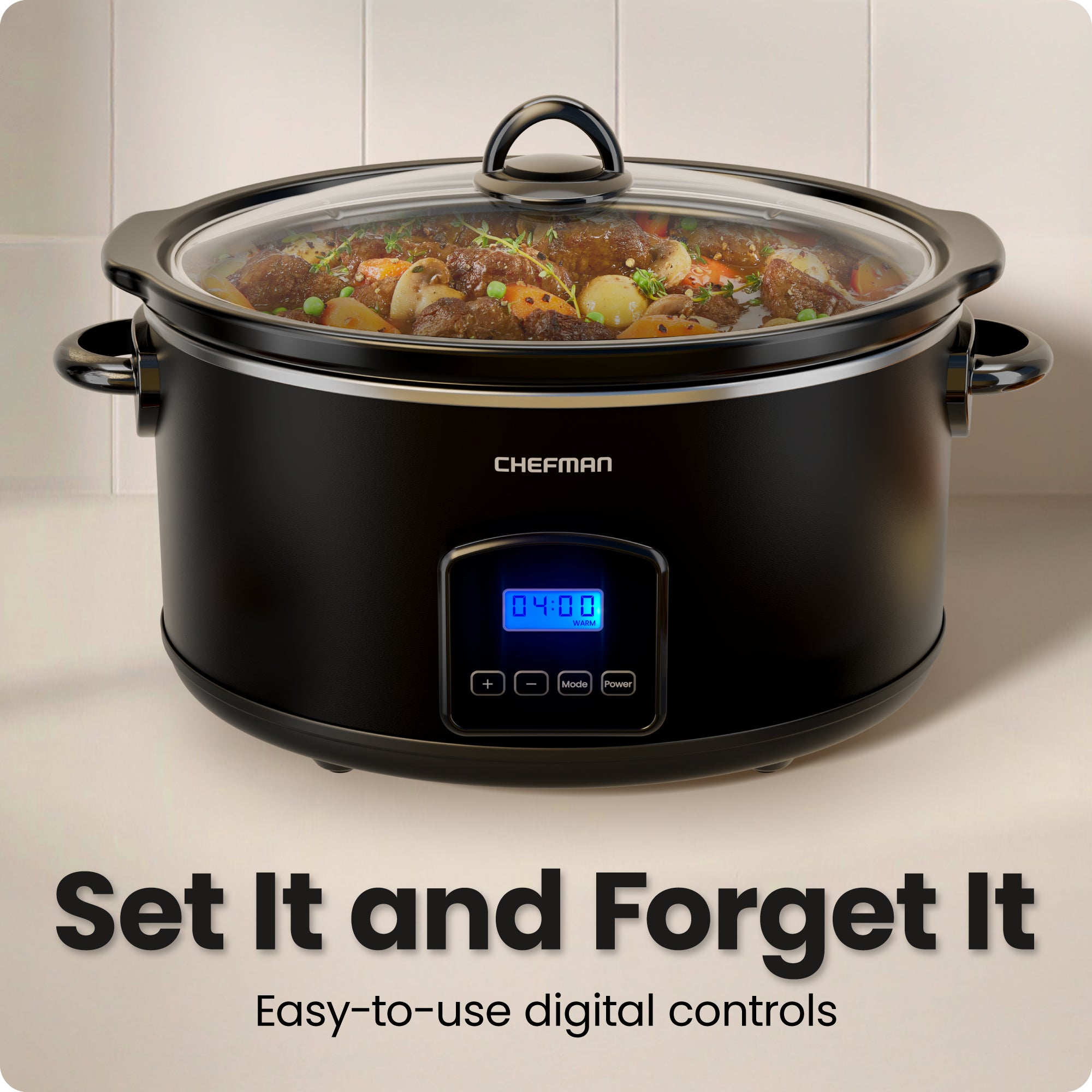 8 Qt. Digital Slow Cooker
