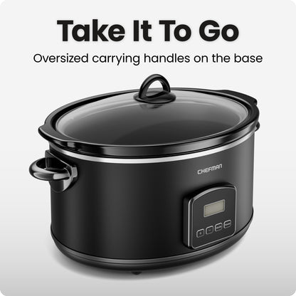 8 Qt. Digital Slow Cooker