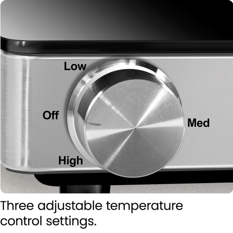 Compact Glasstop Warming Tray