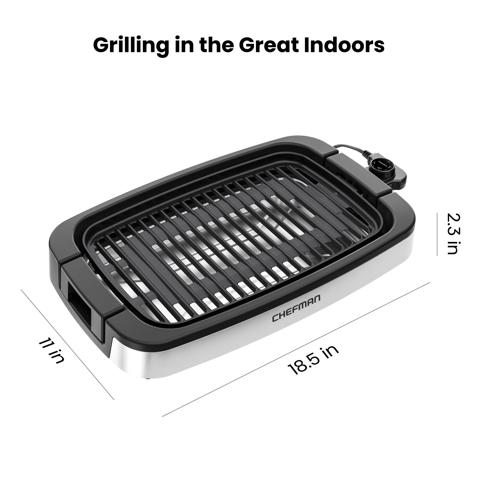 Smokeless Indoor Grill - Stainless Steel