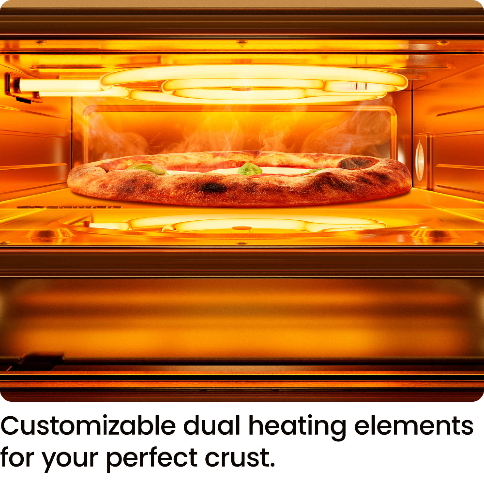High-Heat Indoor Electric Pizza Oven 800°F (Stainless Steel)
