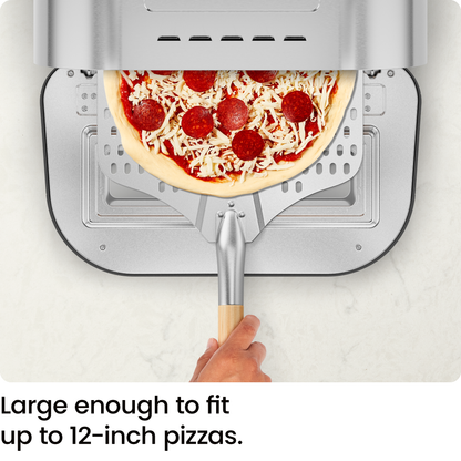 High-Heat Indoor Electric Pizza Oven 800°F (Stainless Steel)
