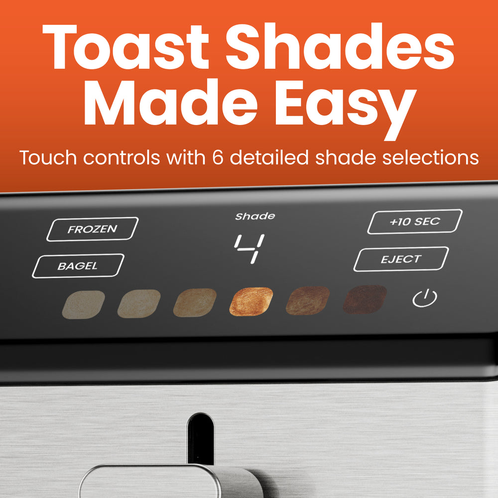 Smart Touch™ 2 Slice Digital Toaster – Chefman