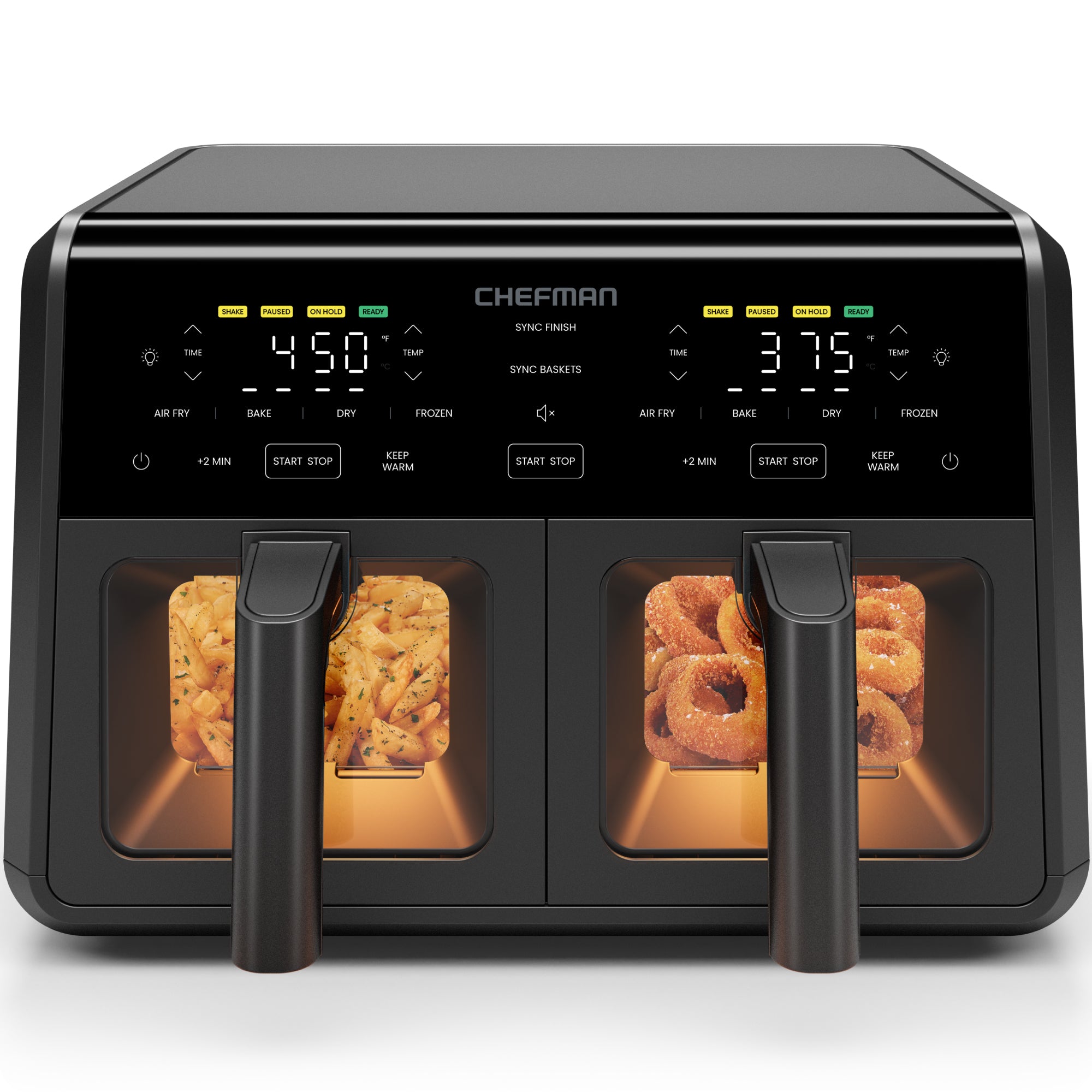 9 Qt. TurboFry Dual Basket Air Fryer with Window