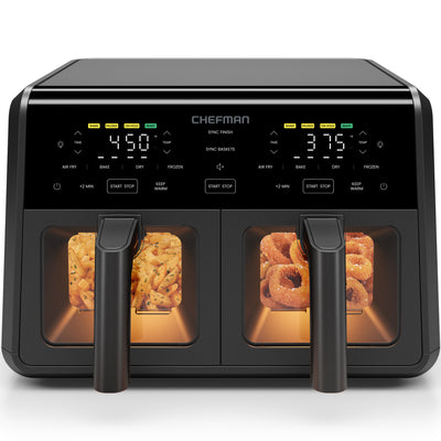 9 Qt. TurboFry® Dual Basket Air Fryer with Window