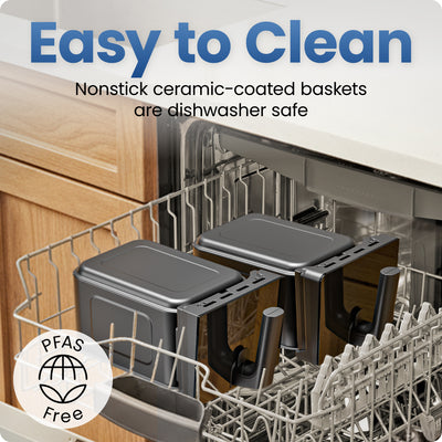 9 Qt. TurboFry® Dual Basket Air Fryer