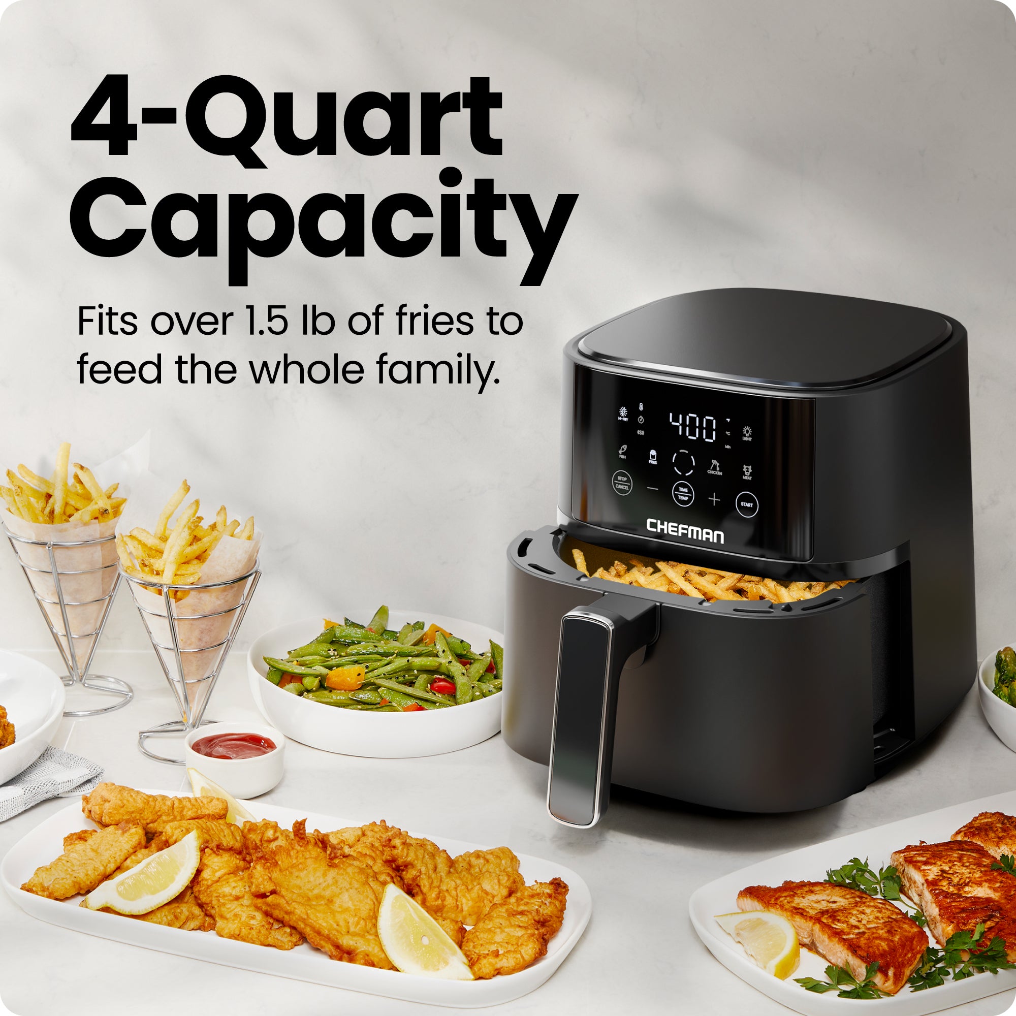 TurboFry® Touch 4-Quart Digital Air Fryer