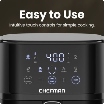 TurboFry Touch Easy-View 4-Quart Digital Air Fryer