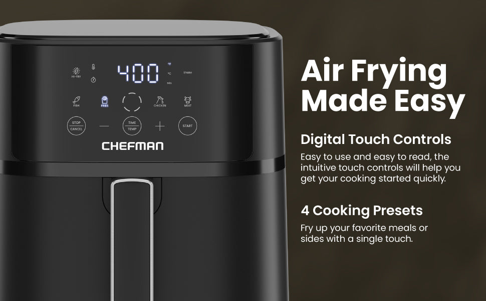 Chefman TurboFry® Touch 6-Qt. Digital Air Fryer