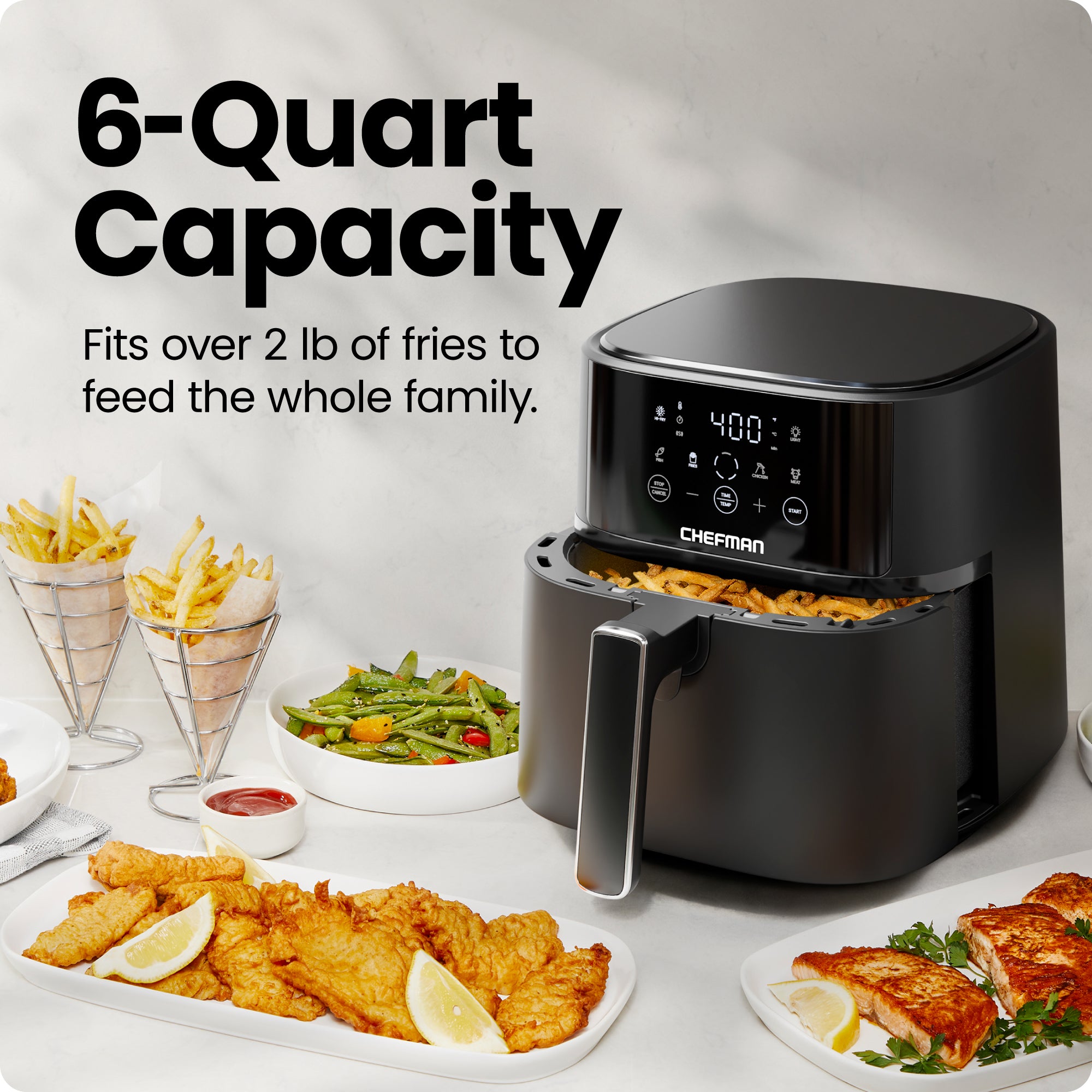 TurboFry® Touch 6-Qt. Digital Air Fryer