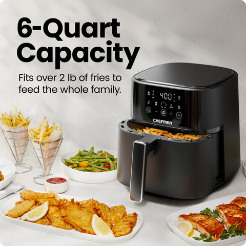 TurboFry® Touch 6-Qt. Digital Air Fryer