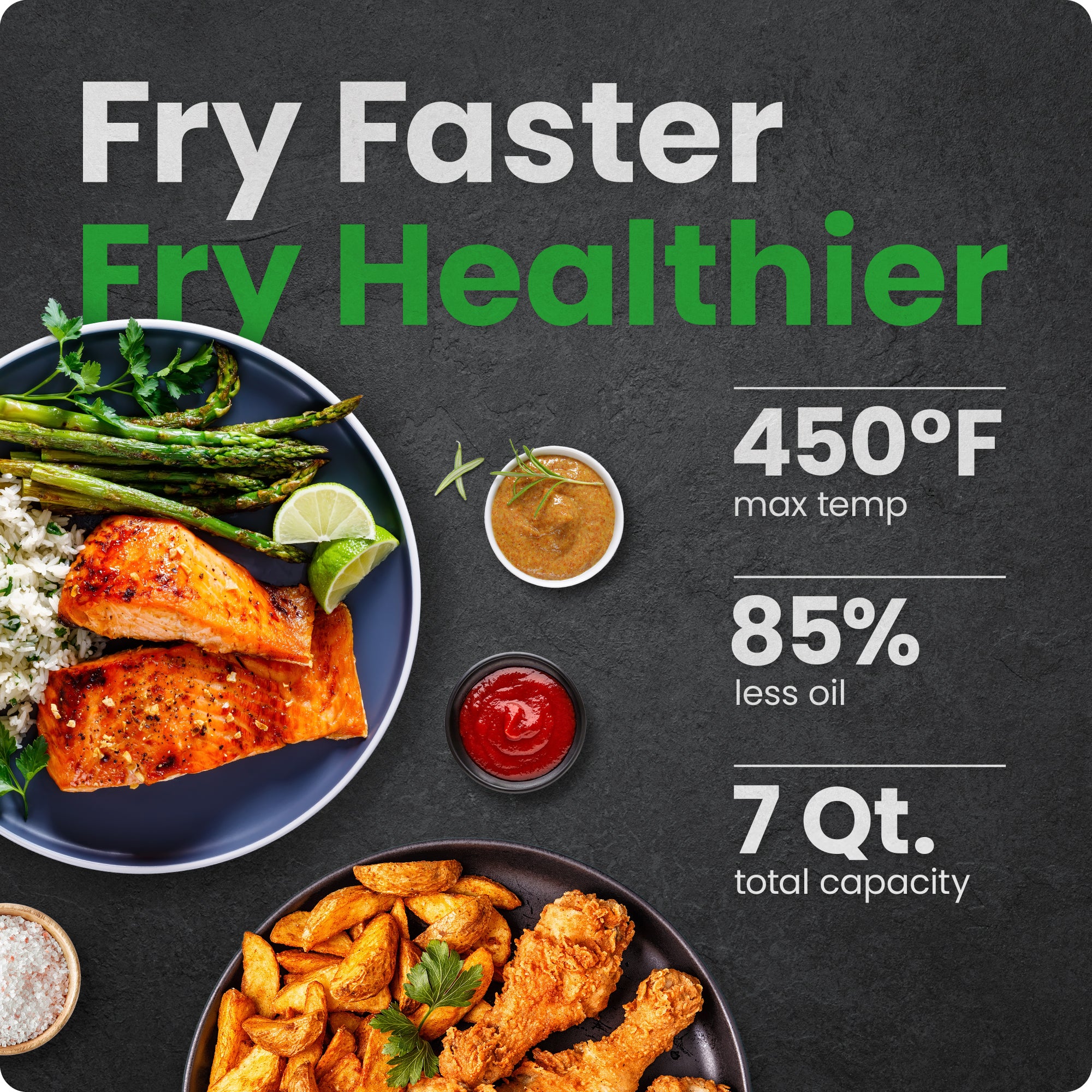 TurboFry® 7-Quart Digital Air Fryer