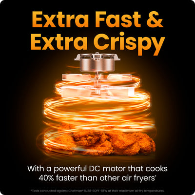 9 Qt. TurboFry® 7-in-1 Air Fryer with Powerful DC Motor