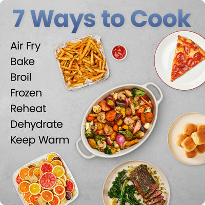 9 Qt. TurboFry® 7-in-1 Air Fryer with Powerful DC Motor