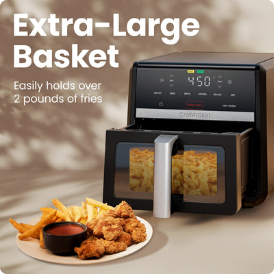 9 Qt. TurboFry® 7-in-1 Air Fryer with Powerful DC Motor