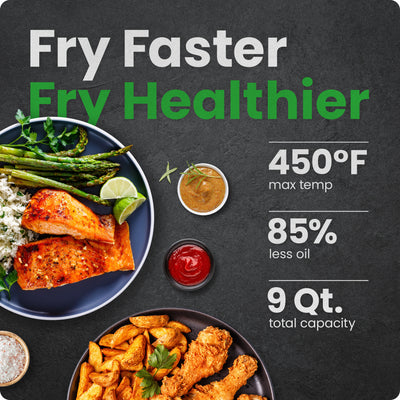 9 Qt. TurboFry® Air Fryer - Black