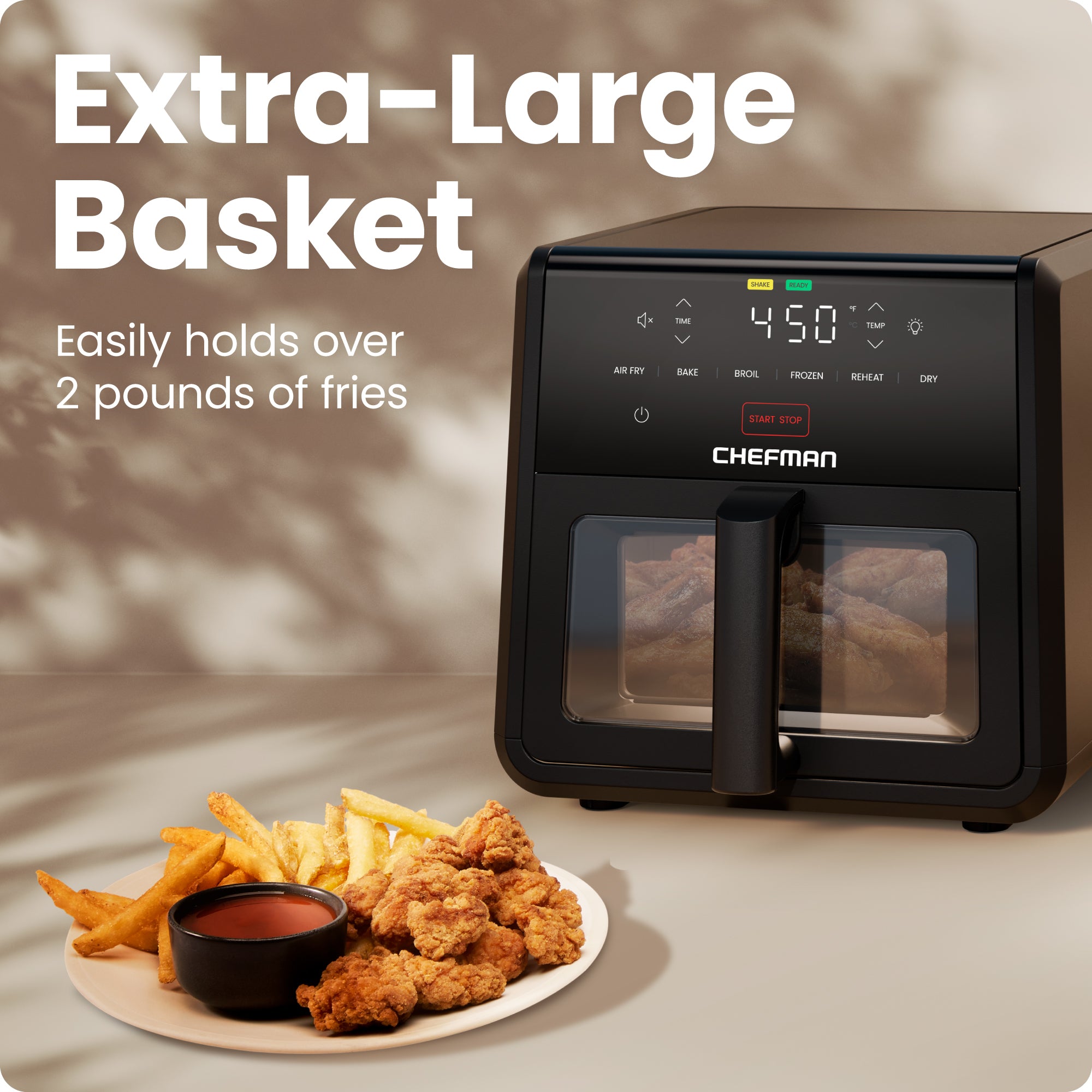 9 Qt. TurboFry Air Fryer - Black