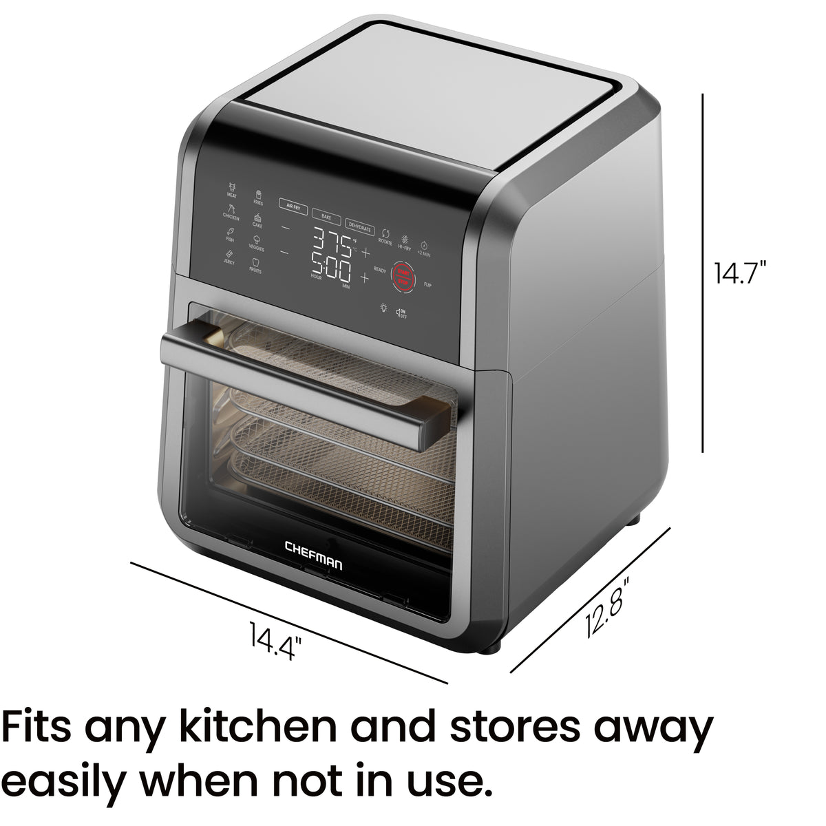 Chefman 6-in-1 Multifunctional Air Fryer Oven - 12 Quart