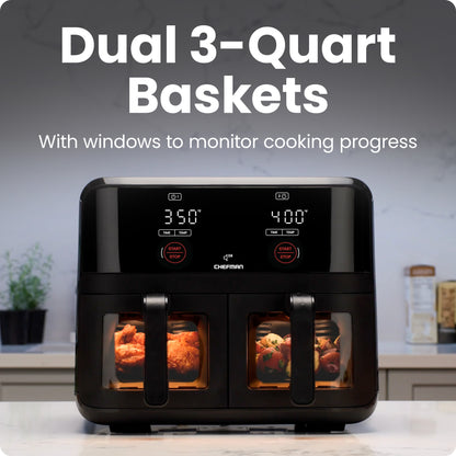 TurboFry Touch Dual-Window Air Fryer
