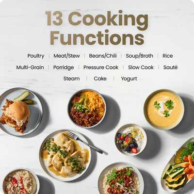 6-Quart 13-in-1 Multicooker