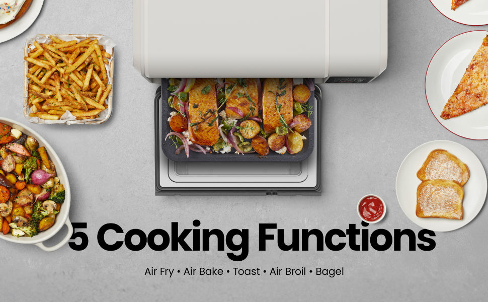 Chefman EasyAir 15 Qt. Toaster Oven Air Fryer - Chalk