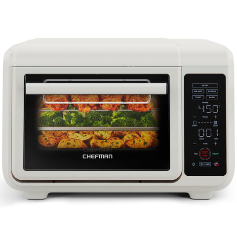 EasyAir 15 Qt. Toaster Oven Air Fryer - Chalk