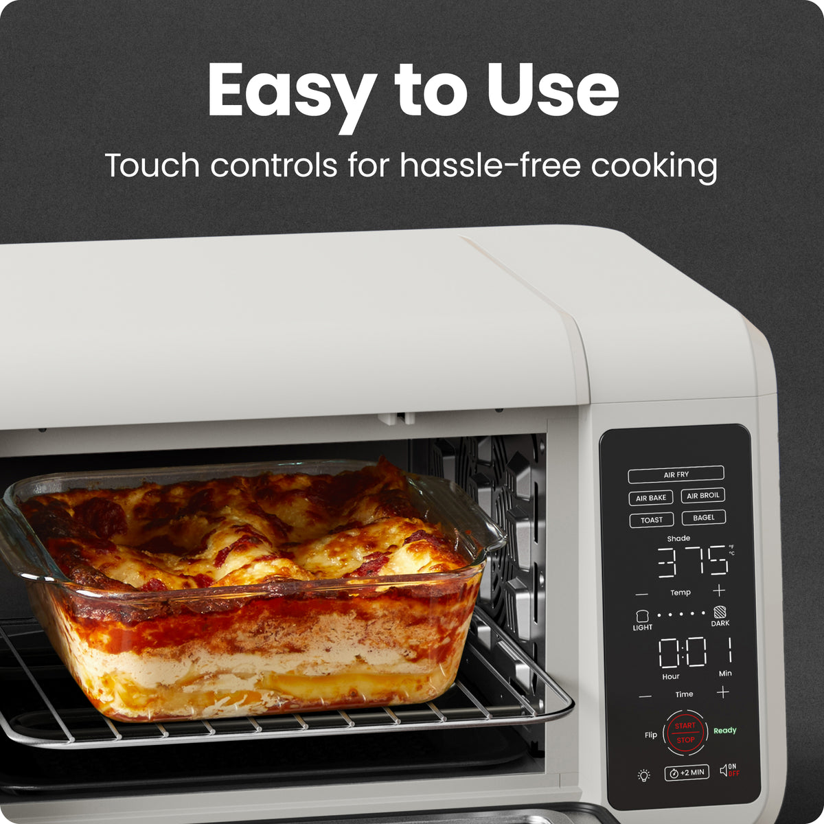 Chefman EasyAir 15 Qt. Toaster Oven Air Fryer - Chalk