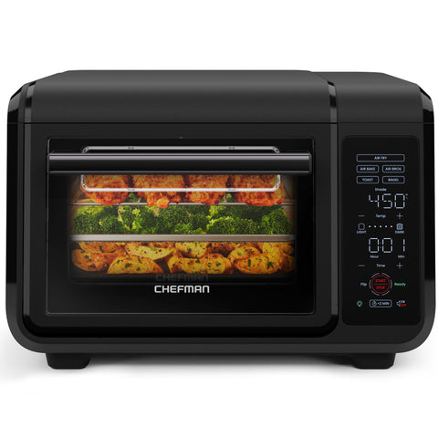 EasyAir 15 Qt. Toaster Oven Air Fryer - Black