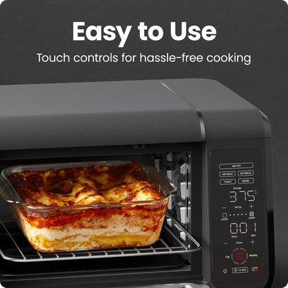EasyAir 15 Qt. Toaster Oven Air Fryer - Black