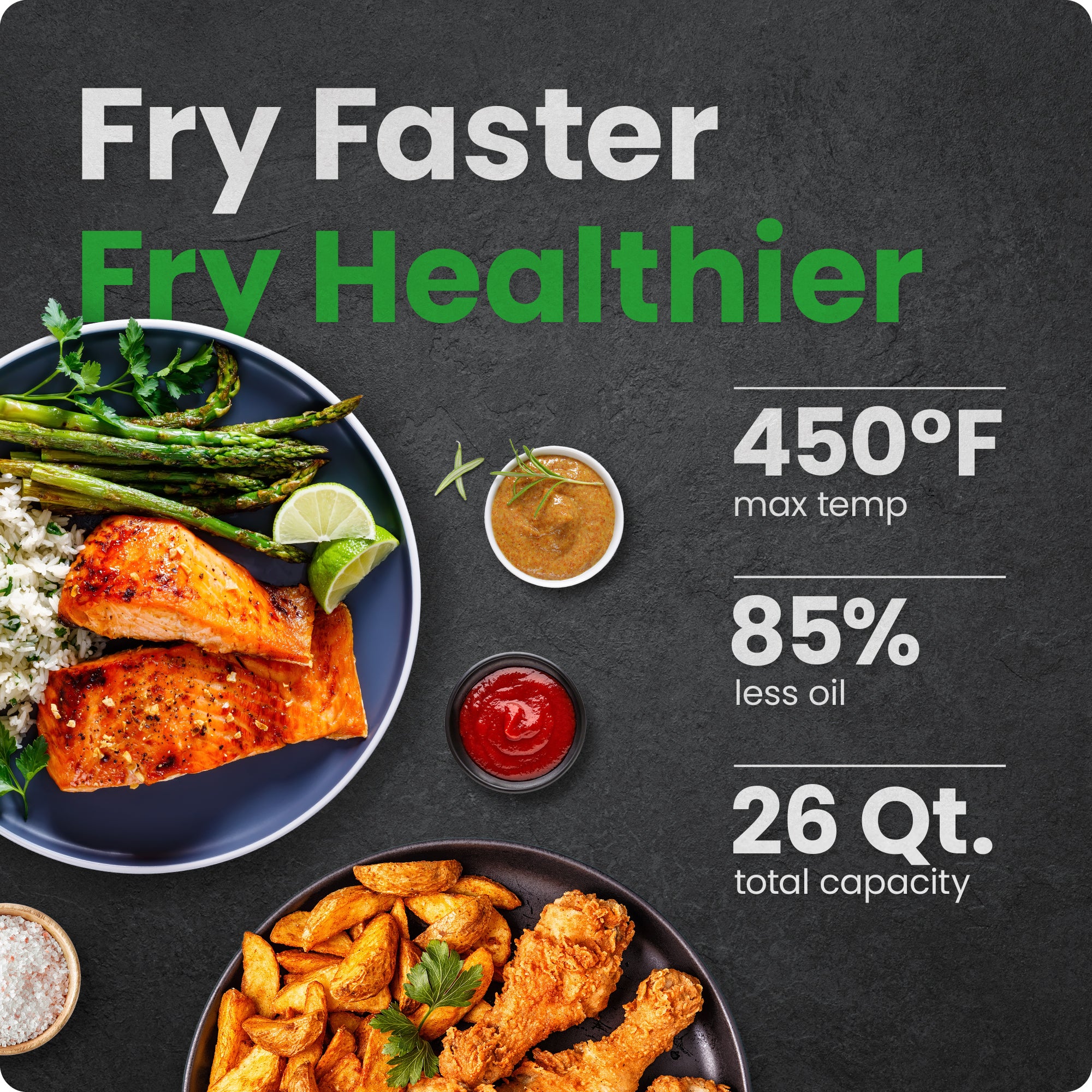 Digital French Door Air Fryer + Oven