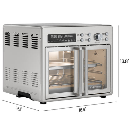 Digital French Door Air Fryer + Oven