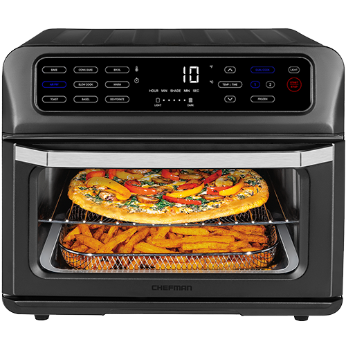 Chefman ExacTemp 20L Digital Toaster Oven Air Fryer w/Probe 