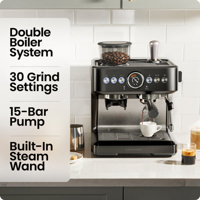 Crema Deluxe Double Boiler Espresso Machine