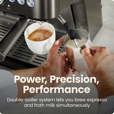 Crema Deluxe Double Boiler Espresso Machine