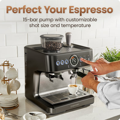 Crema Deluxe Double Boiler Espresso Machine